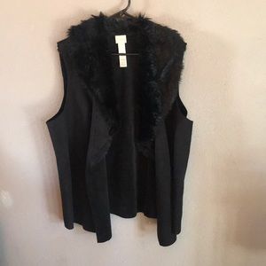 Chico’s size 3  best with faux fur